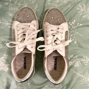 BLING WHITE SNEAKERS